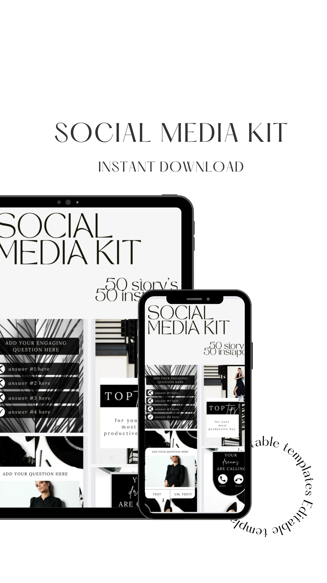 Social media Template kit